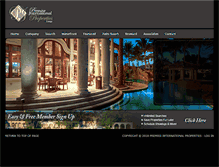 Tablet Screenshot of premierinternationalproperties.net